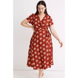 MADEWELL Daisy, Wrap Dress (L)